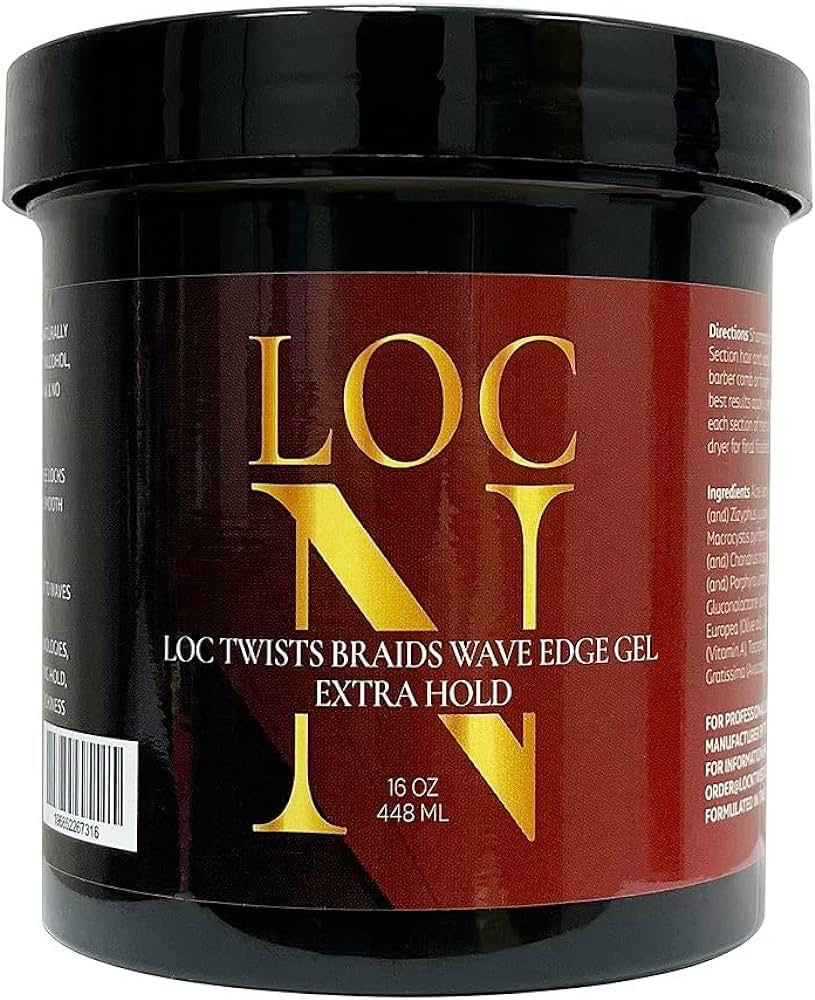 Loc N Loc Twists Braids Wave Edge Gel Extra Hold 16oz/ 448ml