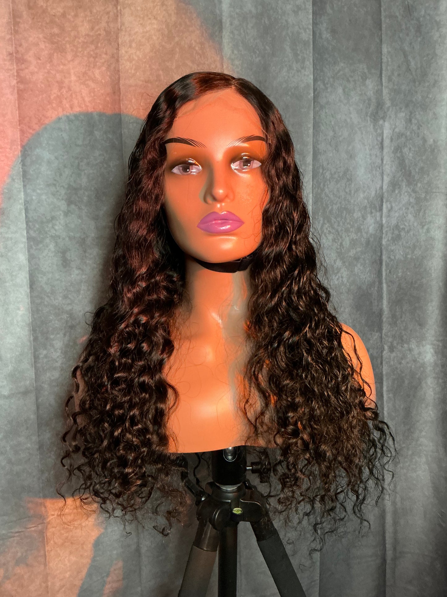 Raw Human Hair HD Lace Brazilian Deep Wave Wig