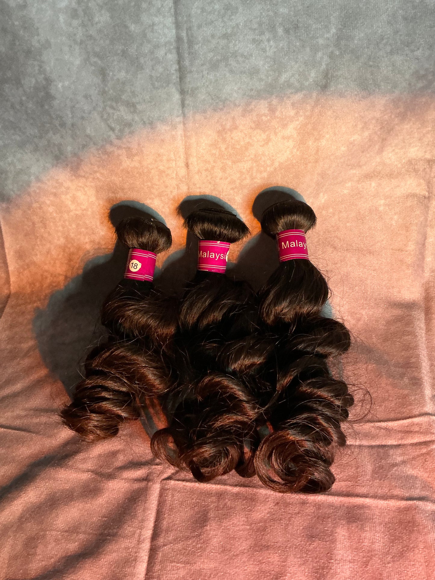 Raw Human Hair Malaysian Loose Wave Bundles