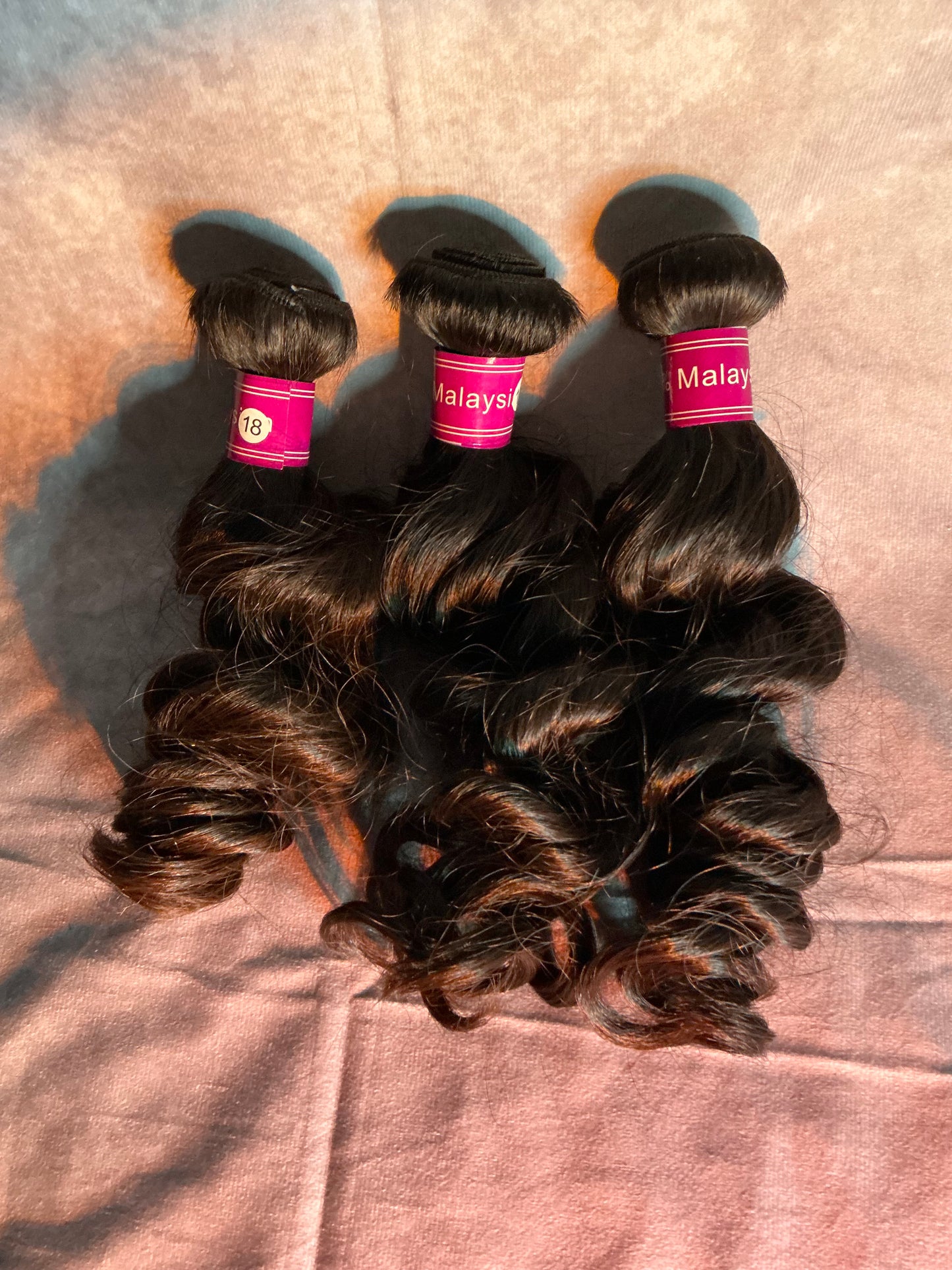 Raw Human Hair Malaysian Loose Wave Bundles