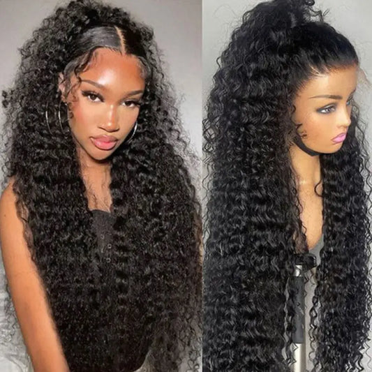 Luxury Raw HD Lace Frontal Deep Wavy Wig