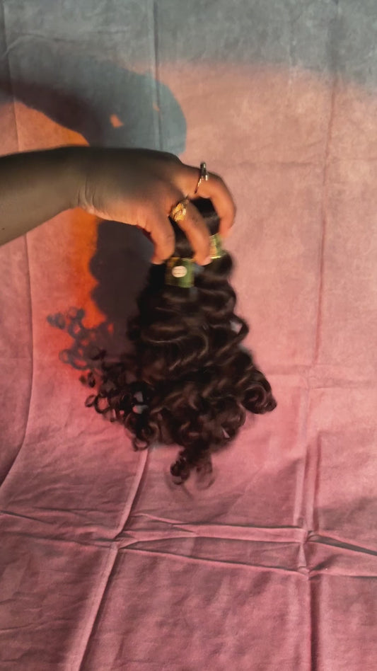 Raw Human Hair Peruvian Deep Wave Bundles