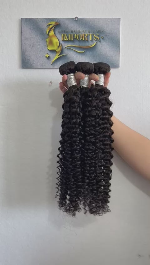 Virgin Hair Deep Curly Bundles